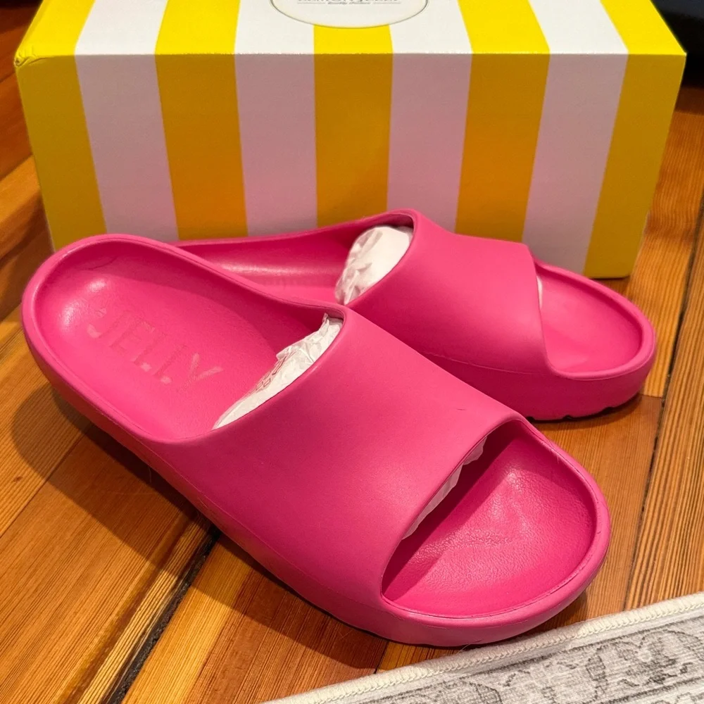 Azalea Pink Slide Sandals